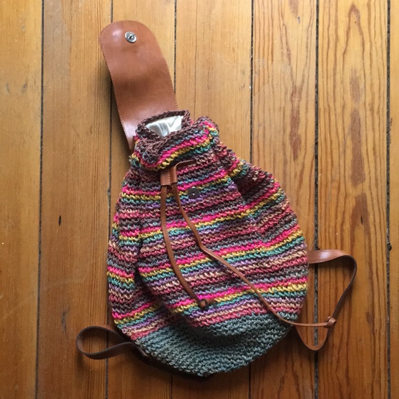 🌿 knit festival backpack 🌿 - Picture 2 of 3